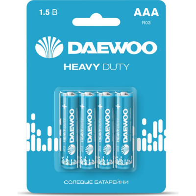 Солевая батарейка DAEWOO Heavy Duty 2021 5029361