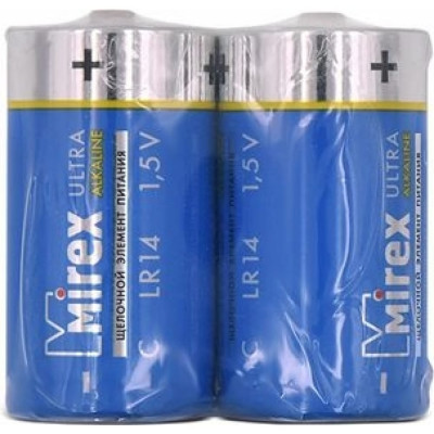 Щелочная батарея Mirex 23702-LR14-S2