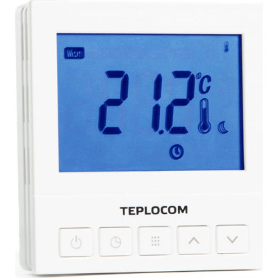 Беспроводной программируемый комнатный термостат Бастион TEPLOCOM TS-Prog-220/3A 913