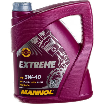 Синтетическое моторное масло MANNOL EXTREME 5W40 1021