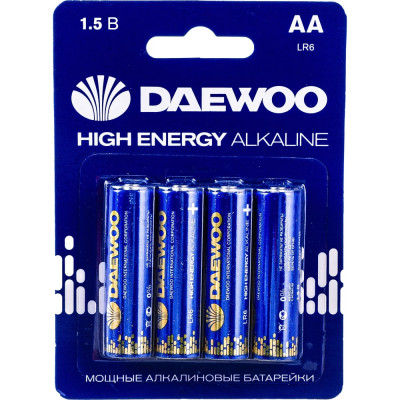 Алкалиновая батарейка DAEWOO HIGH ENERGY Alkaline 5030329