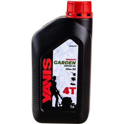 Всесезонное моторное масло YANIS Premium Garden 4T 10W-30 SL/CF 873185