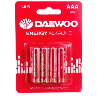 Алкалиновая батарейка DAEWOO ENERGY Alkaline 2021 5031111