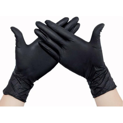 Нитриловые перчатки EcoLat Black 3740/S