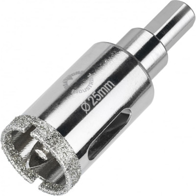 Алмазная коронка по керамограниту и керамике Diamond Industrial DIDCSC025