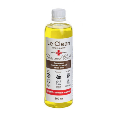 Антибактериальное средство для мытья пола и стен Le Clean FLOOR AND WALL LC FLW500