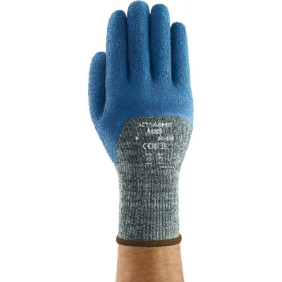 Жаропрочные антипорезные перчатки от механических повреждений Ansell ActivArmrPowerflex 80-658-10