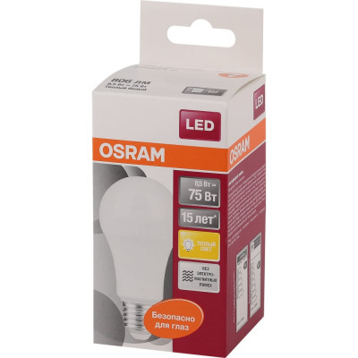 Светодиодная лампа Osram LED STAR A Стандарт 4052899971554