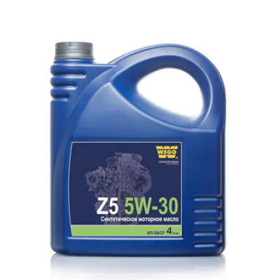 Синтетическое моторное масло WEGO Z5 5W-30 SN/CF 4627089061041