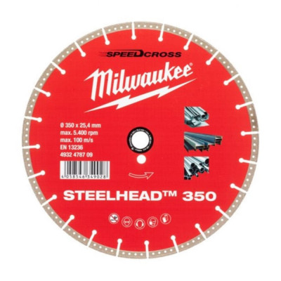 Алмазный диск Milwaukee STEELHEAD 350 (RU) 4932478709