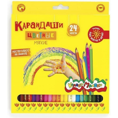Набор цветных карандашей Каляка-Маляка ККМ24