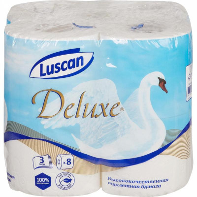 Туалетная бумага Luscan Deluxe 484894