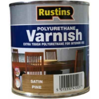 Полиуретановый лак Rustins Poly Varnish Satin Pine 03220