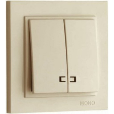 Двухклавишный выключатель MONO ELECTRIC DESPINA 102-170025-103