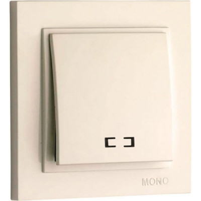 Одноклавишный выключатель MONO ELECTRIC Despina 102-010025-101