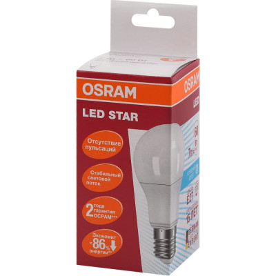 Светодиодная лампа Osram LED STAR A Стандарт 4058075096417