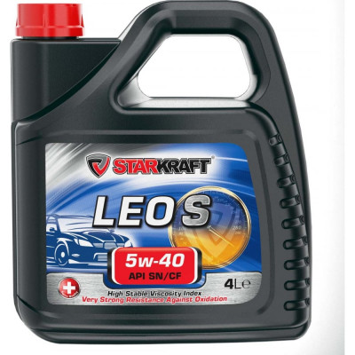 Универсальное синтетическое моторное масло STARKRAFT Leo 5w-40 S LS0704004