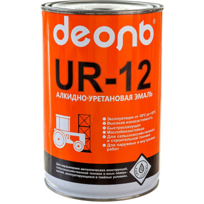 Быстросохнущая эмаль для автомобиля Деоль UR-12 UR12G1
