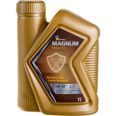 Полусинтетическое моторное масло Роснефть Magnum Maxtec 5W-30 SL-CF 40814832