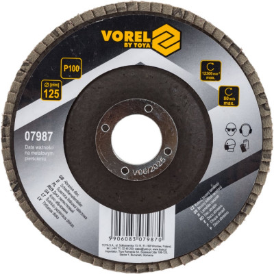 Лепестковый диск VOREL 7987