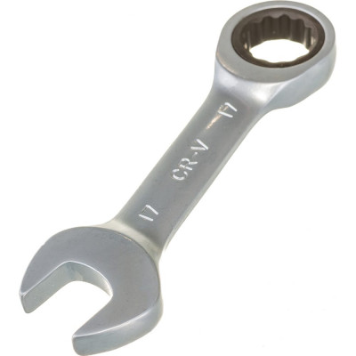 Комбинированный трещоточный короткий гаечный ключ THORVIK CSRW17 53526