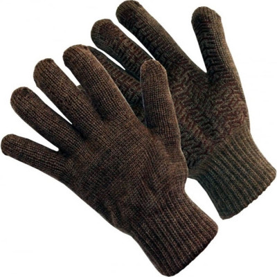 Утепленные полушерстяные перчатки БЕРТА 538-10(П1811-X)