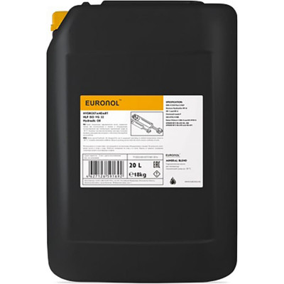 Гидравлическое масло Euronol HYDROSTANDART HLP ISO VG 46 80090