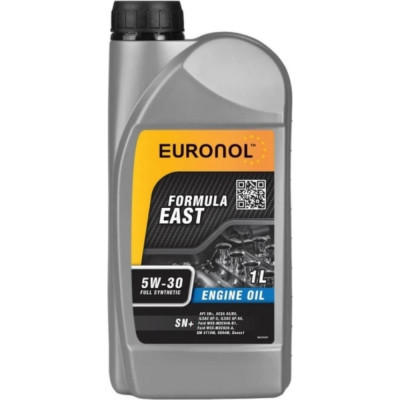 Моторное масло Euronol EAST FORMULA 5w-30, ILSAC GF-5 80210