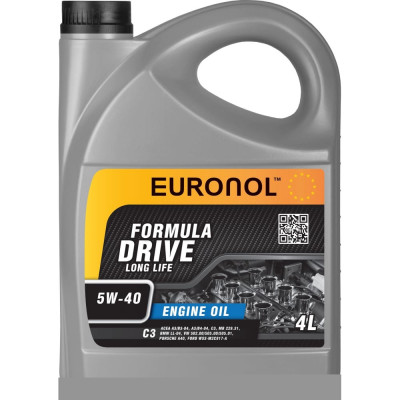 Моторное масло Euronol DRIVE FORMULA LL 5w-40, С3 80003