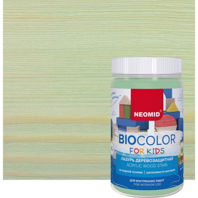 Лазурь NEOMID Bio Color For Kids Н-BCFK-0,25/мятн