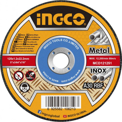 Набор отрезных дисков INGCO MCD121255