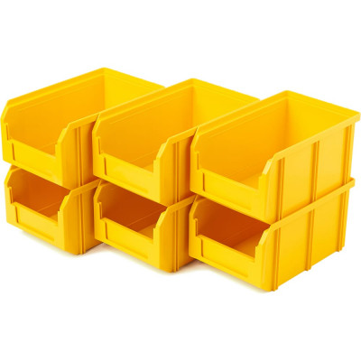 Пластиковый ящик СТЕЛЛА-ТЕХНИК V-2-К6-желтый
