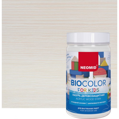 Лазурь NEOMID Bio Color For Kids Н-BCFK-0,25/белый
