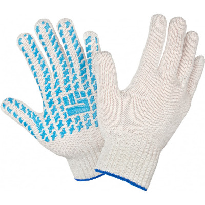 Трикотажные перчатки Фабрика перчаток Люкс 5-75-ЛЮ-БЕЛ-L