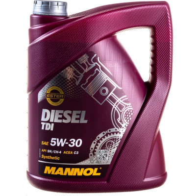 Синтетическое моторное масло MANNOL DIESEL TDI 5W30 1036