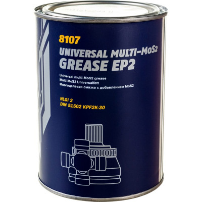 Универсальная литиевая смазка MANNOL EP-2 Multi MoS2 Grease EP2 2108