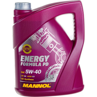 Синтетическое моторное масло MANNOL ENERGY FORMULA PD 5W40 4014