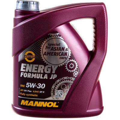 Синтетическое моторное масло MANNOL ENERGY FORMULA JP 5W30 1060