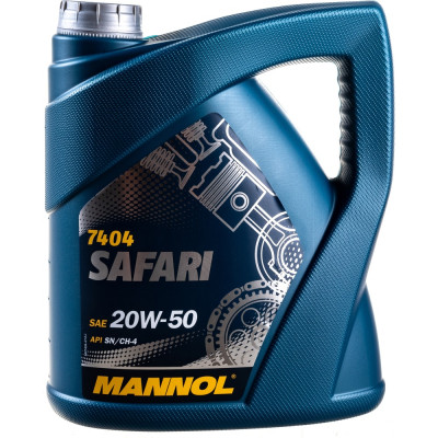 Минеральное моторное масло MANNOL SAFARI 20W50 74044