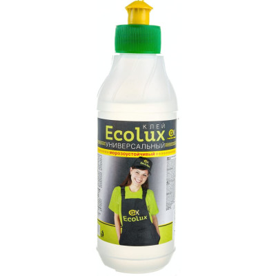 Универсальный морозоустойчивый полимерный клей Ecolux 4607133680473