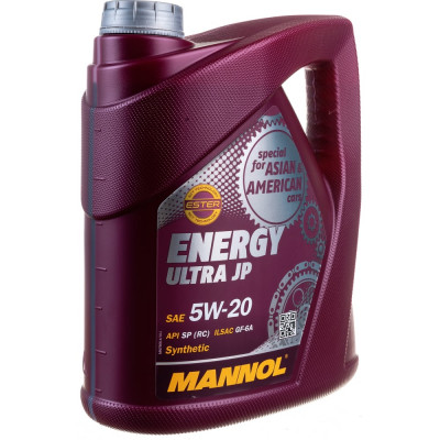 Синтетическое моторное масло MANNOL ENERGY ULTRA JP 5W20 4001