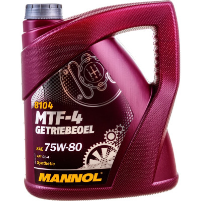 Синтетическое трансмиссионное масло MANNOL MTF-4 GETRIEBEOEL 75W80 81044