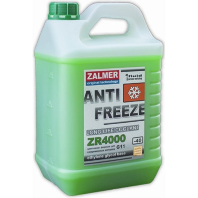 Антифриз ZALMER Antifreeze ZR4000 LLC G11 ZR40G005