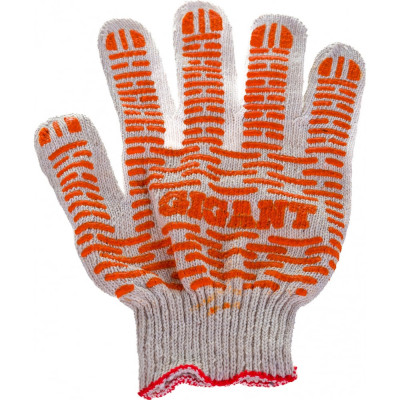 Gigant перчатки х/б с ПВХ покрытием 10 класс gl10