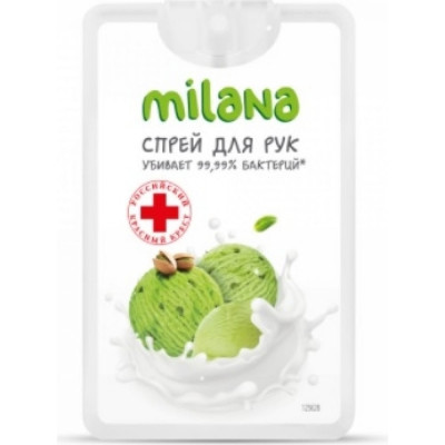 Гигиенический спрей для рук Grass Milana 125628