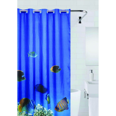 Штора для ванной Bath Plus Seabed blue NFD-720