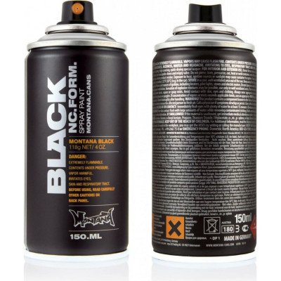 Краска Montana BLACK Outline silver BLK-150