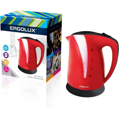 Пластиковый чайник Ergolux ELX-KP03-C04 14339