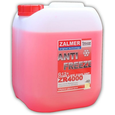 Антифриз ZALMER Antifreeze ZR4000 LLC G12+ ZR40R010