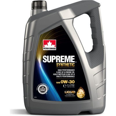 Моторное масло PETRO-CANADA SUPREME SYNTHETIC 0W-30 MOSYN03C20